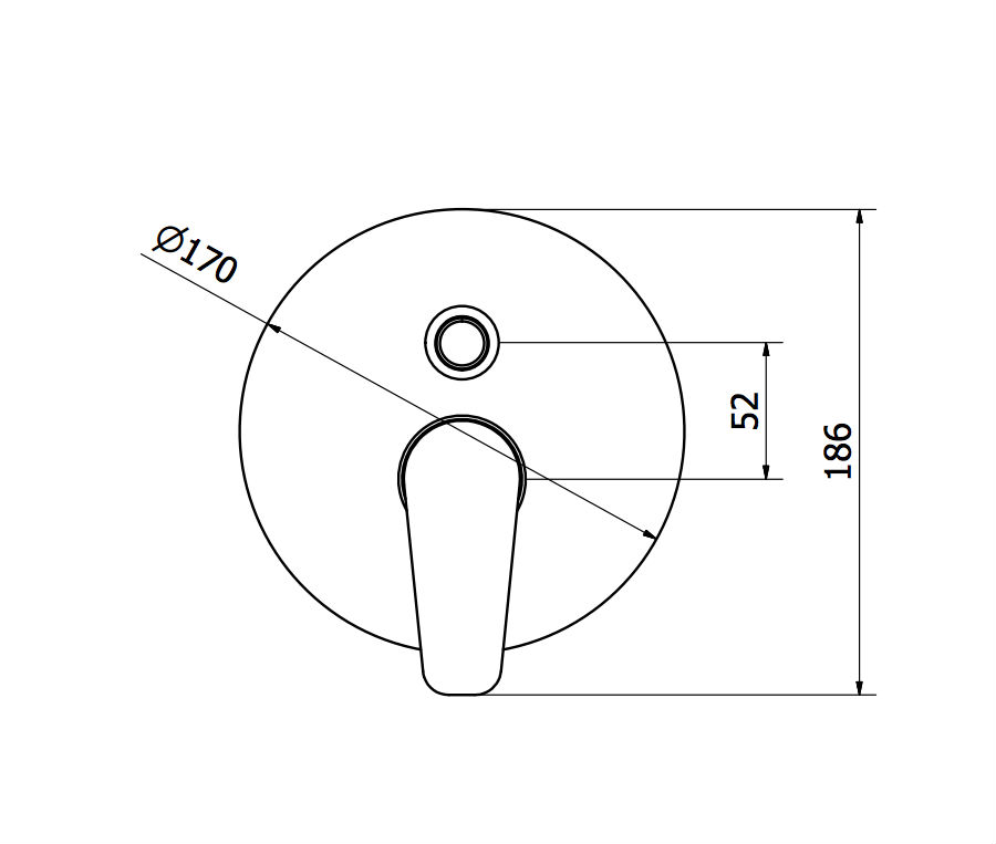 Teorema Slyce 9C010 vaňová podomietková batéria