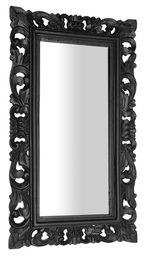 Samblung IN113 zrkadlo v ráme, 40x70cm, čierne