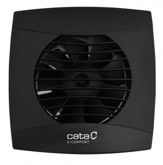 Cata UC-10 kúpeľňový ventilátor axiálny, 8W, potrubie 100mm, čierny