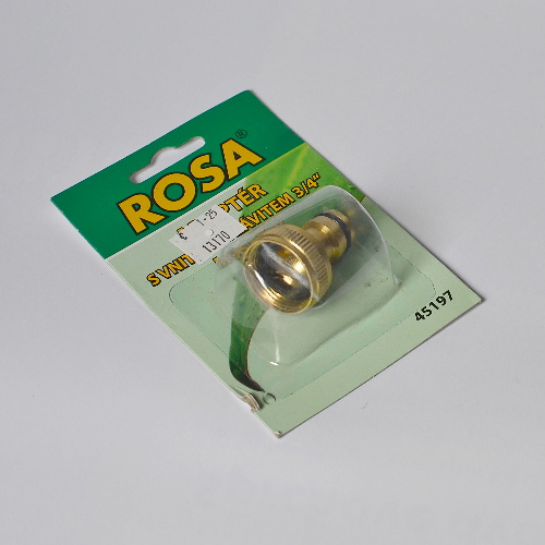 Rosa K 45197 koncovka ventilová 3/4" kovová