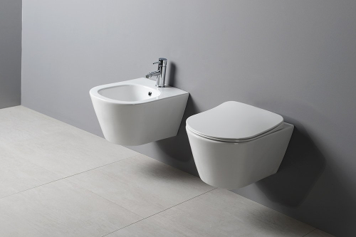Avva 100324 bidet závesný 35,5x53 cm, biely