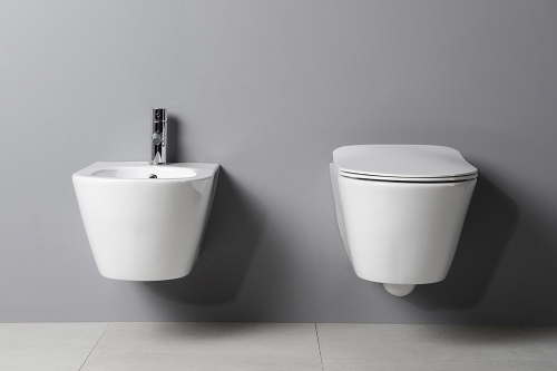 Avva 100324 bidet závesný 35,5x53 cm, biely