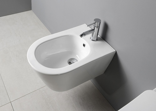 Avva 100324 bidet závesný 35,5x53 cm, biely