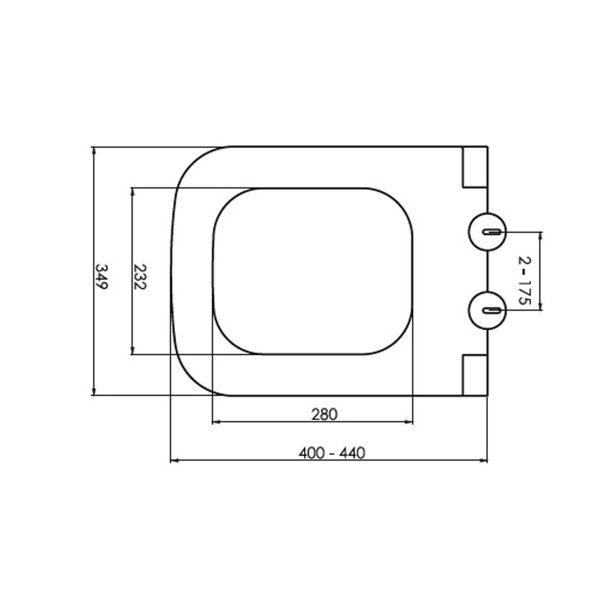 Bello 100727 WC sedátko s pomalým zatváraním, biela/chróm