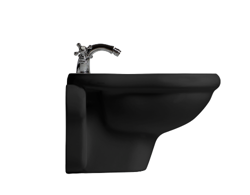 Retro 102631 bidet závesný 38x52cm, čierny matný