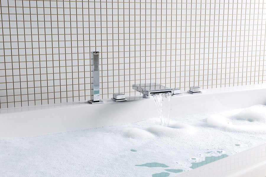 Sapho F28 ručná sprcha, hranatá, 220 mm, ABS/chróm