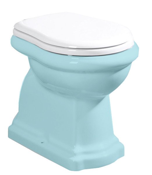 Kerasan Retro 109001 WC sedátko, polyester, biela/chróm