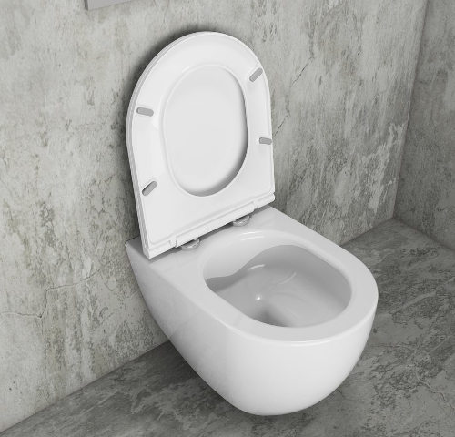 Infinity 10NF02001 závesná WC misa, Rimless, 36,5x53cm, biela