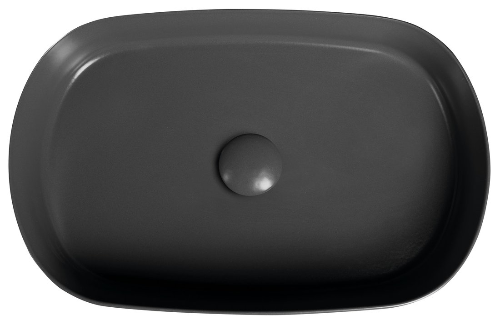 Infinity Oval 10NF65055-2C umývadlo na dosku, 55x36cm, antracit