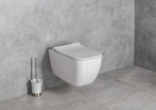 Vea 10VA02001 závesná WC misa, Rimless, 34,5x52cm, biela