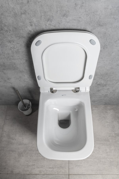Vea 10VA02001 závesná WC misa, Rimless, 34,5x52cm, biela