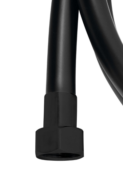 Softflex 1208-27 plastová sprchová hadica, hladká, 200cm, čierna