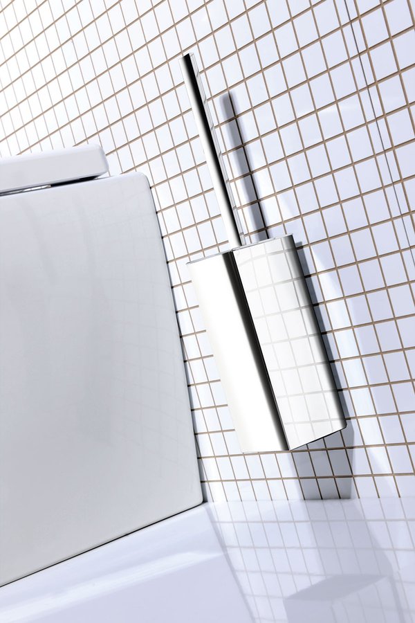 Quella QE508 WC kefa závesná, systém uchytenia Lift & Clean, chróm