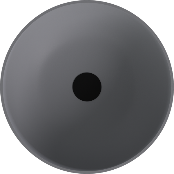 Banera Round 14337.31 umývadlo na dosku, liaty mramor, priemer 39 cm, šedé