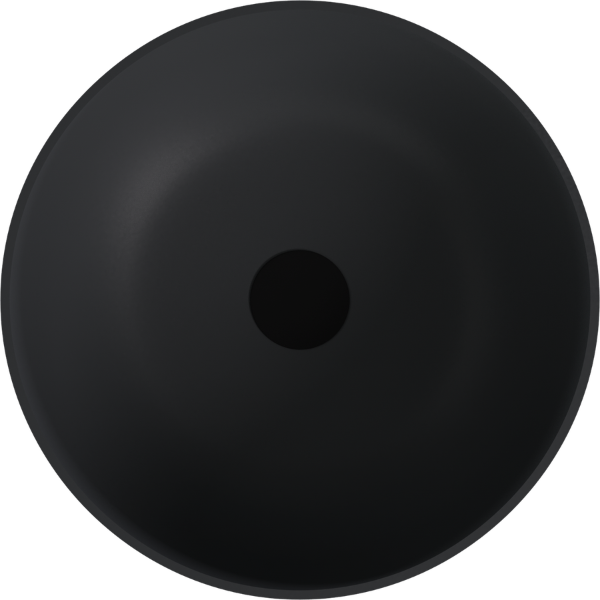 Banera Round 14337.51 umývadlo na dosku, liaty mramor, priemer 39 cm, antracit