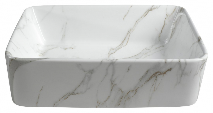 Dalma MM517 keramické umývadlo 48x38x13 cm, carrara