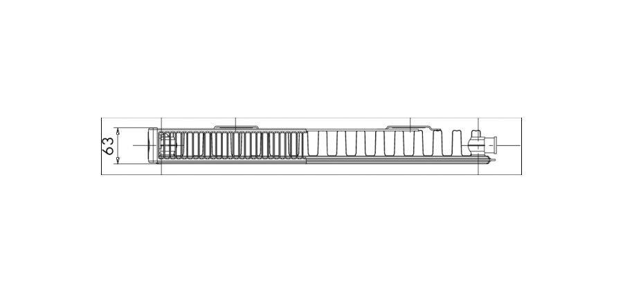 Korado radiátor Radik 11 K 300x0400