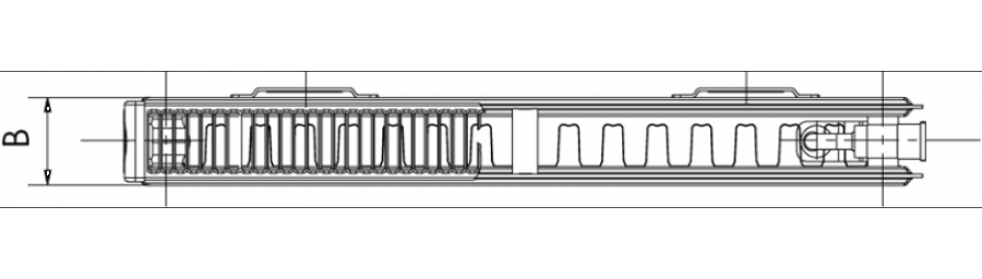 Korado radiátor Radik 21 VKP 300x1800