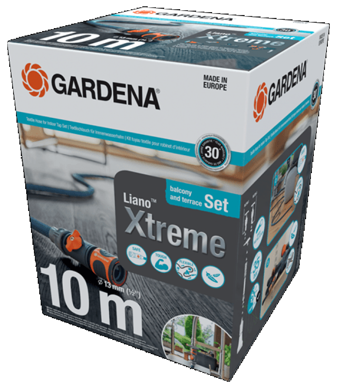 Gardena 18490-20 textilná hadica Liano Xtreme 10 m - sada