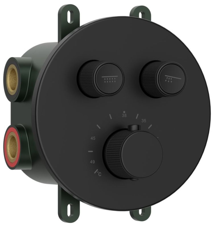 Smartselect RP032B podomietková vaňová batéria, box, 2 výstupy, čierna matná