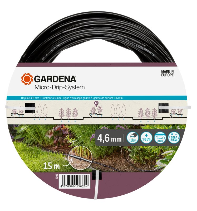 Gardena 1362-20 nadzemná kvapkacia hadica 4,6mm (3/16