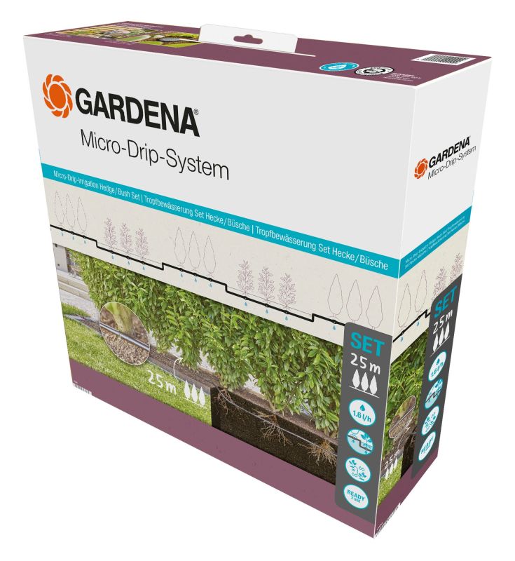 Gardena 13500-20 Micro-Drip-zavlažovanie živých plotov / kríkov (25 m2)