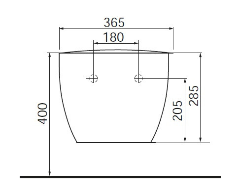 Vima 401 - Bosa závesný bidet 36,5x52,5 cm