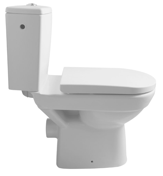 Behrens 201.425.4 rimless WC kombi, zadný odpad