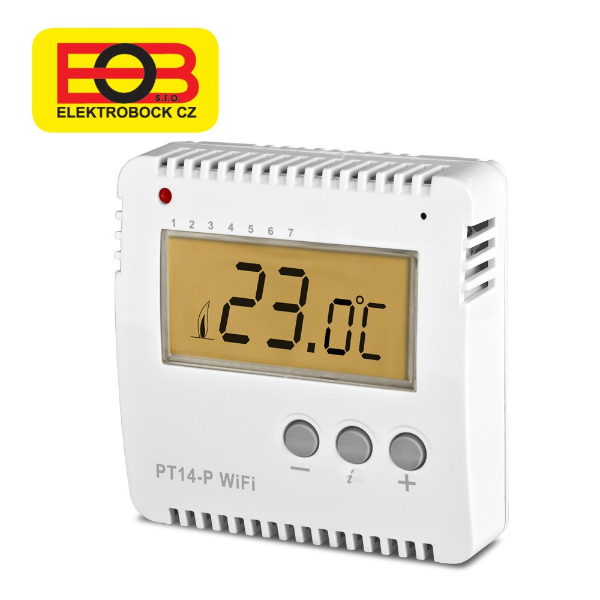 Elektrobock PT14-P WiFi termostat pre elektrické kúrenie programovateľný