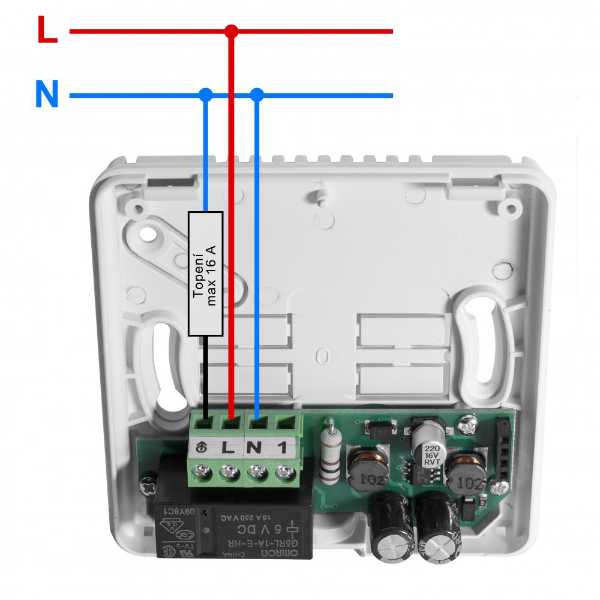 Elektrobock PT14-P WiFi termostat pre elektrické kúrenie programovateľný