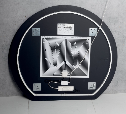 Dara Cut Led 30562CI podsvietené zrkadlo 20W, 100x90 cm, vykurovacia fólia