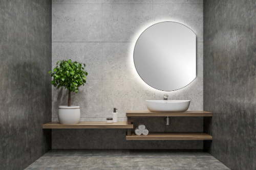 Dara Cut Led 30562CI podsvietené zrkadlo 20W, 100x90 cm, vykurovacia fólia
