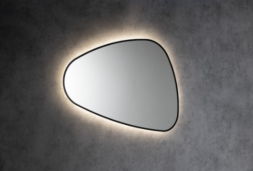 Elena Led 30574CI podsvietené zrkadlo 20W, 68x96cm, čierne matné