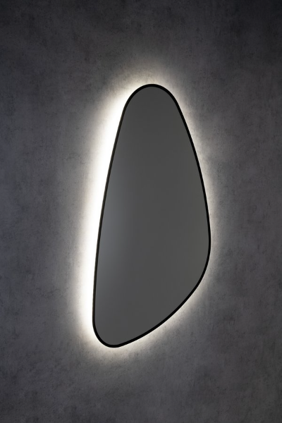 Elena Led 30574CI podsvietené zrkadlo 20W, 68x96cm, čierne matné