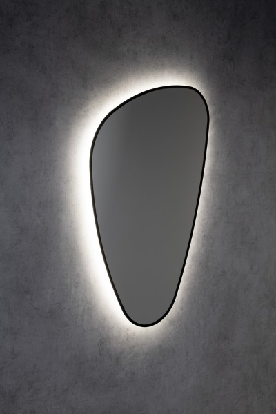 Elena Led 30574CI podsvietené zrkadlo 20W, 68x96cm, čierne matné