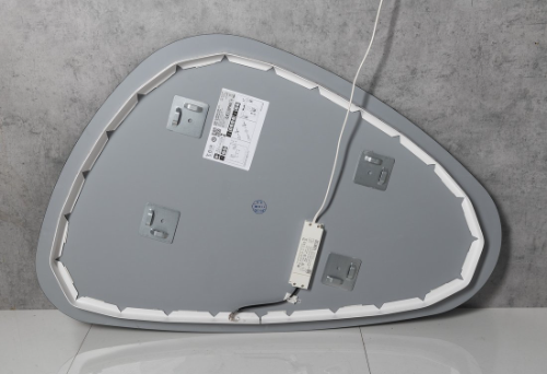 Elena Led 30574CI podsvietené zrkadlo 20W, 68x96cm, čierne matné