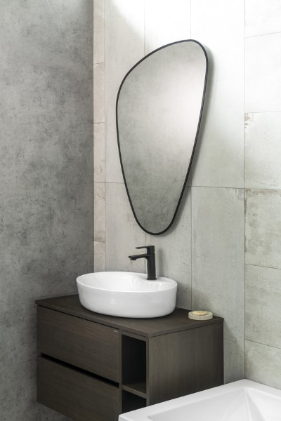 Elena Led 30574CI podsvietené zrkadlo 20W, 68x96cm, čierne matné