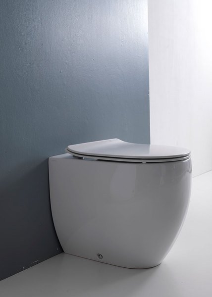 Kerasan Flo 319101 WC sedátko Soft Close SLIM, duroplast, biele