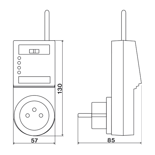 Elektrobock BT23 bezdrôtový termostat