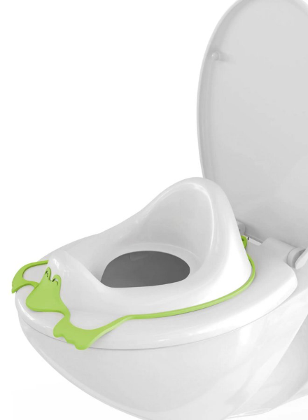 Duck 366421 detské záchodové sedadlo, zelené / biele