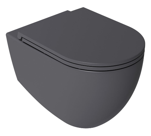 Infinity 40KF0522I-S WC sedátko SLIM, Soft Close, Easy Take, antracit