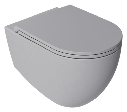 Infinity 40KF0547I-S WC sedátko SLIM, Easy Take, Soft Close, stone grey