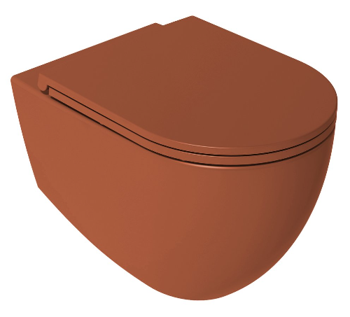 Infinity 40KF0548I-S WC sedátko SLIM, Easy Take, Soft Close, terracotta