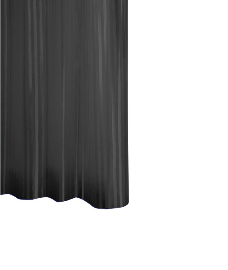 Satin 47850 sprchový záves 180x200cm, textil, čierny
