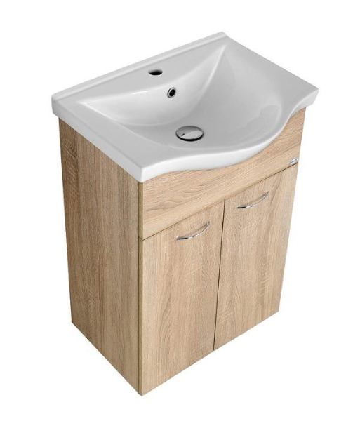 Keramia Fresh 50058 umývadlová skrinka 51,1x74x34 cm, dub platin