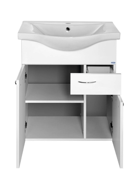 Keramia Fresh 50064A umývadlová skrinka, 1 zásuvka, 60,6x74x34cm, biela