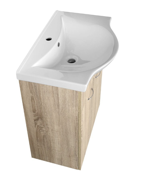 Keramia Fresh 50065 umývadlová skrinka 60,6x74x34 cm, dub platin