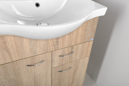 Keramia Fresh 50066 umývadlová skrinka, 60,6x74x34 cm, dub platin
