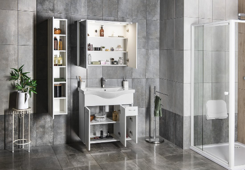 Keramia Fresh 50082A umývadlová skrinka 74,5x74x34,7 cm, biela