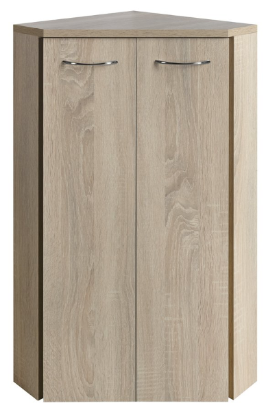 Zoja 50323 skrinka rohová 35x78x35 cm, dub platin